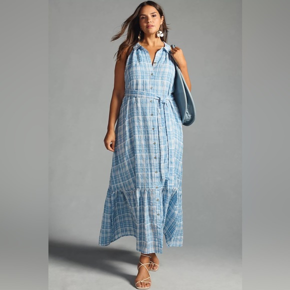Anthropologie Dresses & Skirts - Anthropologie Sleeveless Buttondown Shirt Dress